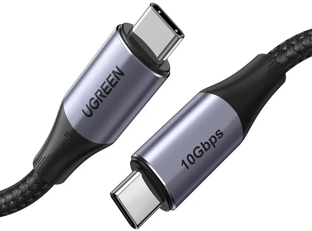 Kabel UGREEN USB-C 3,1 Gen 2 PD 3,1 5A 100W 4K 10Gbps 1m Czarny