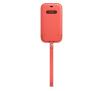 Etui Apple Leather Sleeve MagSafe do iPhone 12/12 Pro Różowy cytrus