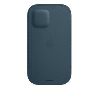 Etui Apple Leather Sleeve MagSafe do iPhone 12/12 Pro Bałtycki błękit