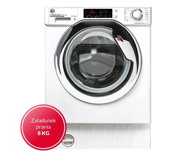 Hoover H-Wash 300 Pro HBDO485TAMCE 8kg/5kg Zdalne sterowanie - DRUGI -30%, ALBO 5-TY ZA 1ZŁ - Kup na Raty - RRSO 0%