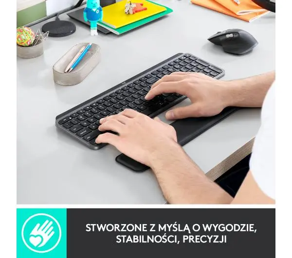 Logitech MX Keys Plus Grafitowy - Kup na Raty - RRSO 0%