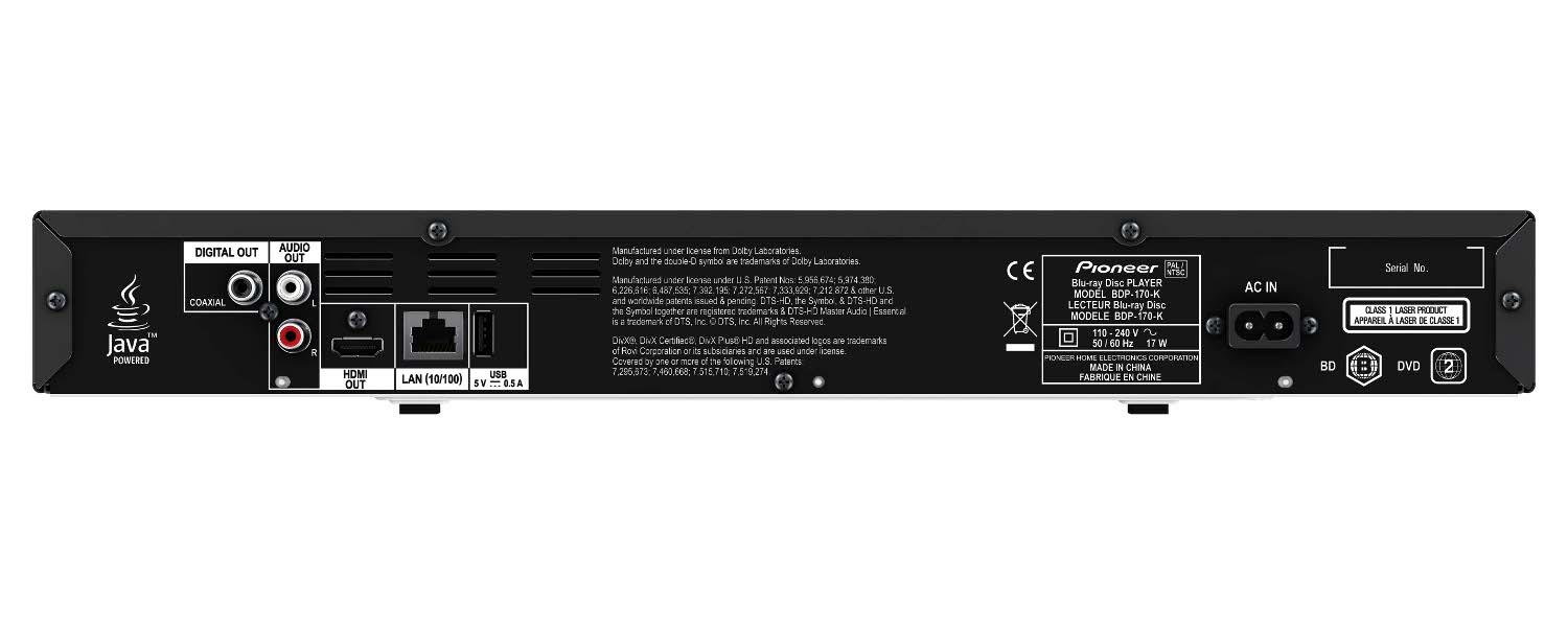 Odtwarzacz Blu-ray Pioneer BDP-170-S (srebrny) - Opinie, Cena - RTV EURO AGD