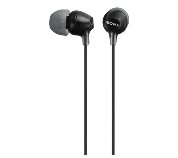 Sony MDR-EX15AP Dokanałowe Mikrofon Czarny - ⚡ BESTSELLERY ⚡