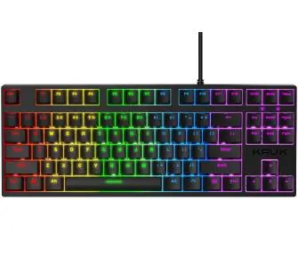 Klawiatura mechaniczna Krux Atax RGB Outemu Red KRX0043 Czarny