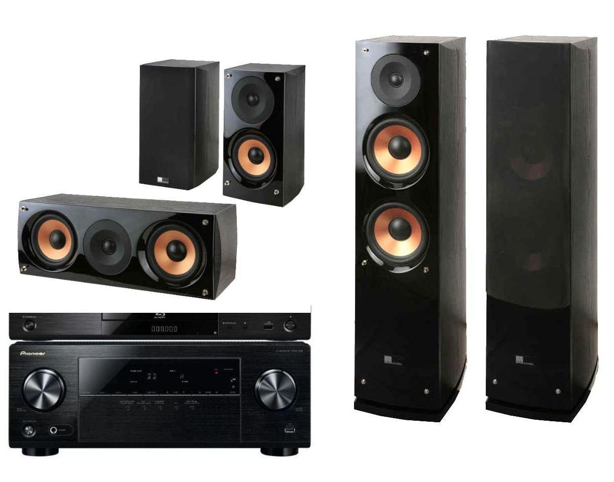Zestaw kina Pioneer BDP-170K, VSX-329K, Pure Acoustics Supernova 5 (czarny)