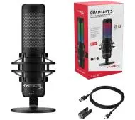 Mikrofon HyperX Quadcast S Przewodowy Pojemnościowy Czarny