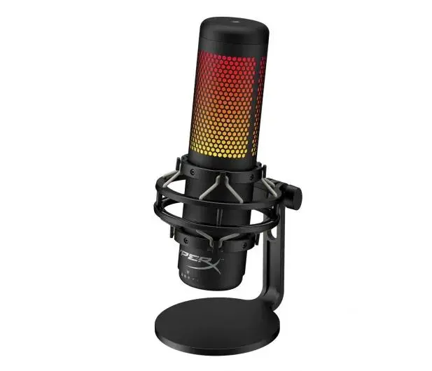 HyperX QuadCast ブラック QuadCast S – gamingowy mikrofon pojemnościowy na USB