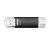 PenDrive Hama Laeta Twin 128GB  USB 3.0 / microUSB Czarny