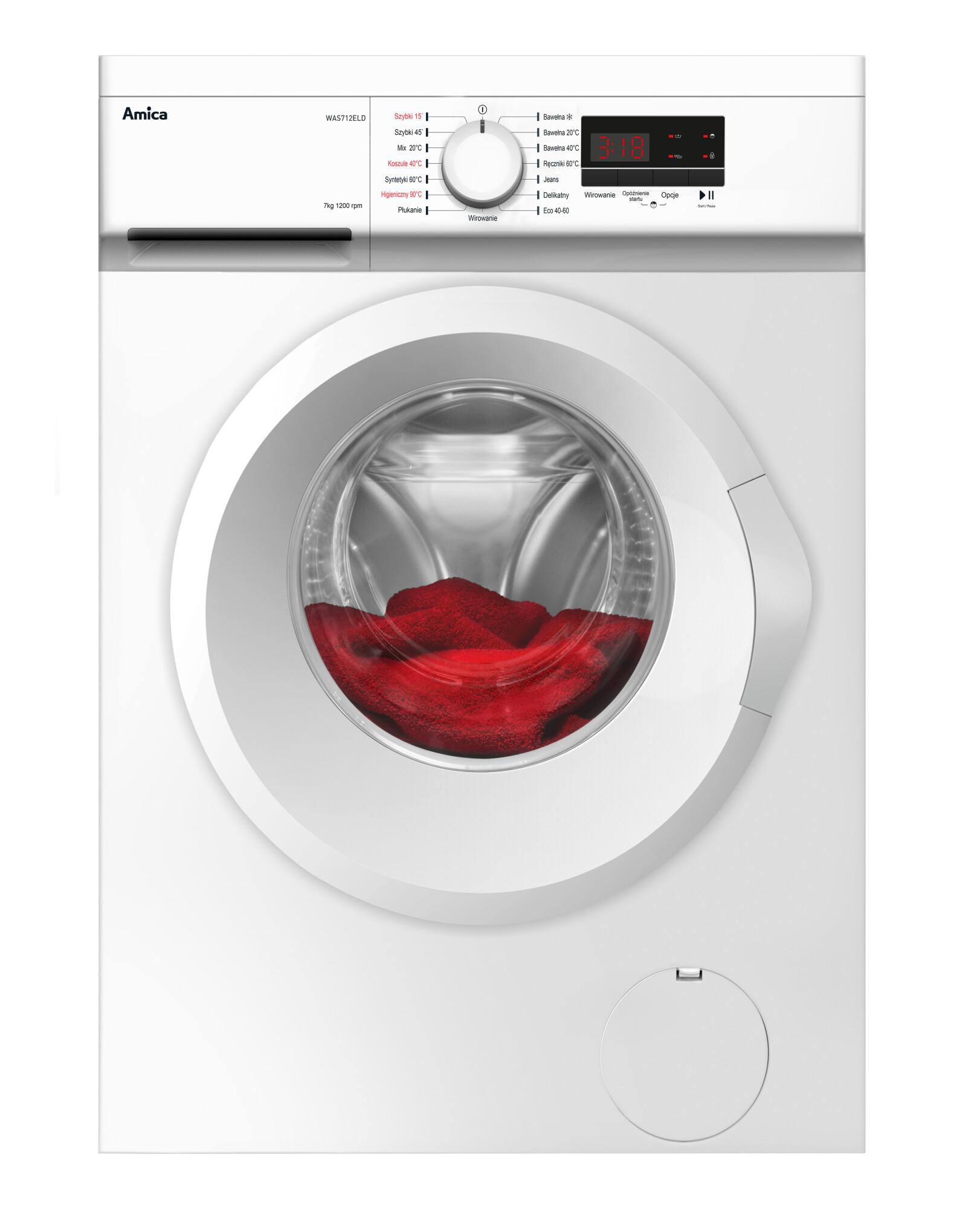 Pralka Amica WAS712ELD  - 7kg