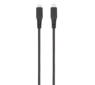 Kabel Vivanco Longlife Lightning USB-C 0,5m 30W Czarny