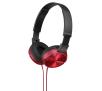 Słuchawki przewodowe Sony MDR-ZX310 Nauszne Czerwony