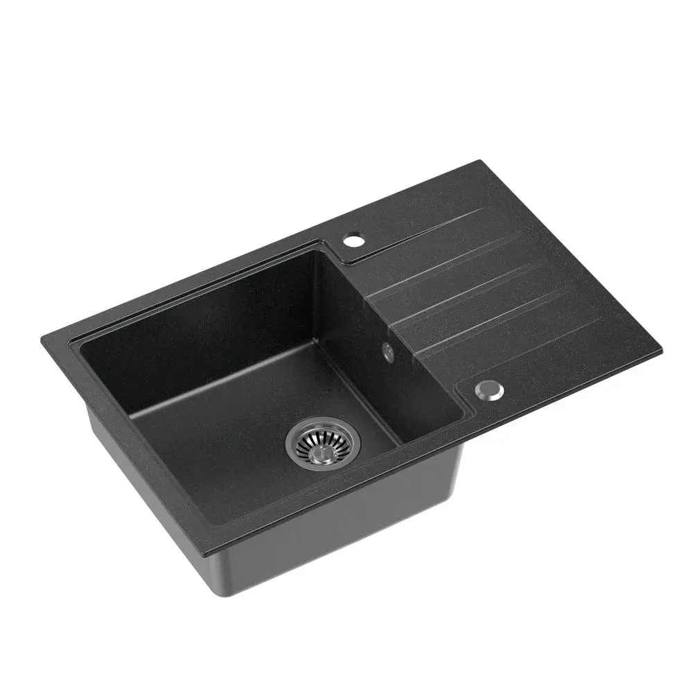 Zlewozmywak Quadron HCQP7850CZK Peter 111 Granitowy Czarny