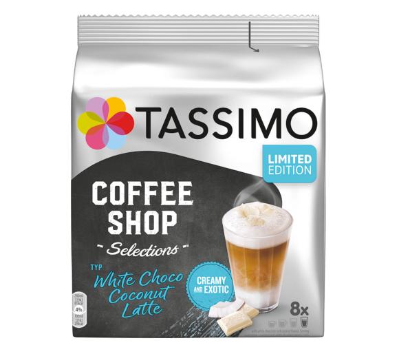 kawa z mlekiem Tassimo White Choco Coconut Latte