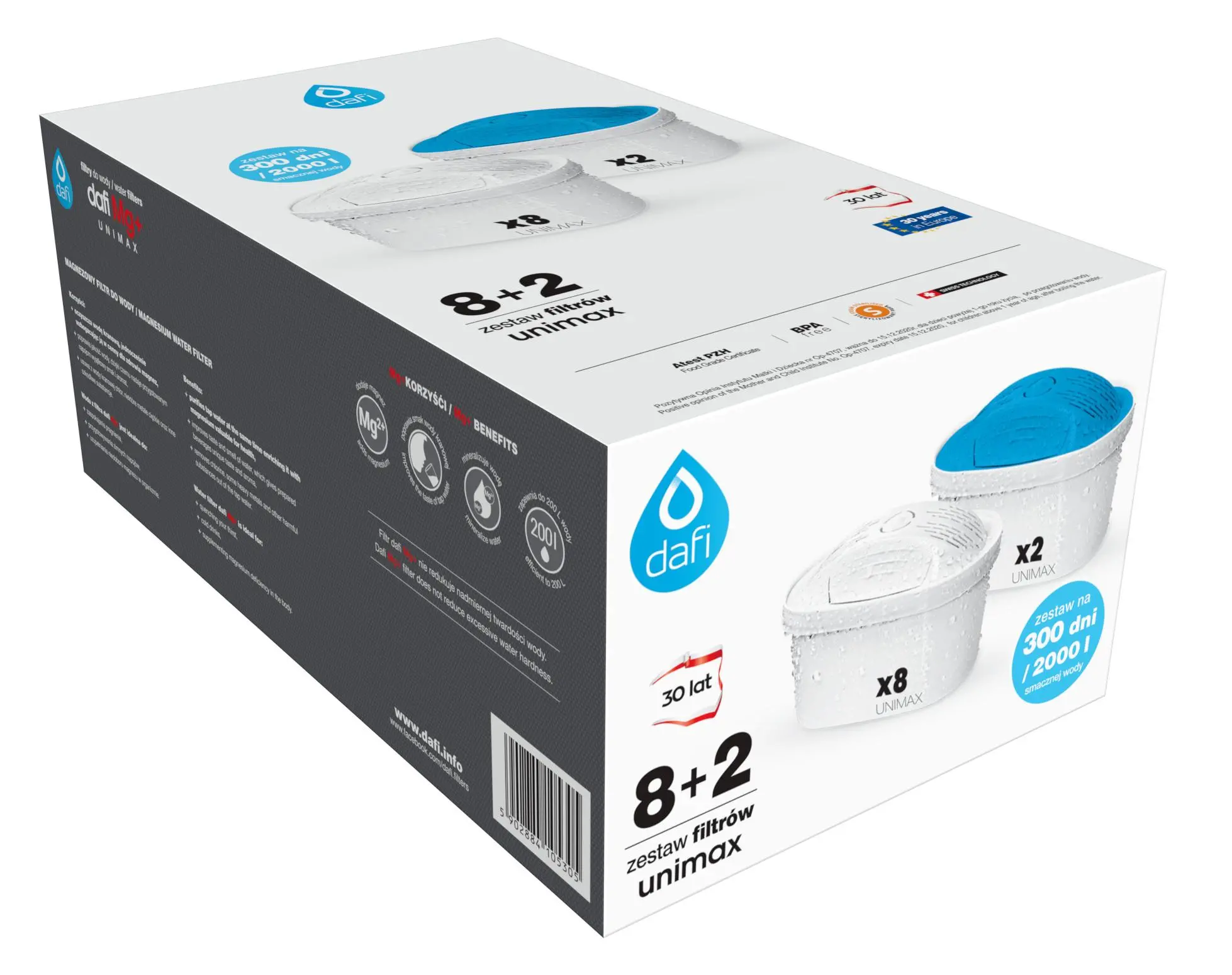 Wkład filtrujący Dafi Unimax 10szt.
