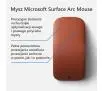 Myszka Microsoft Surface Arc Mouse Czerwony mak