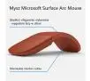 Myszka Microsoft Surface Arc Mouse Czerwony mak