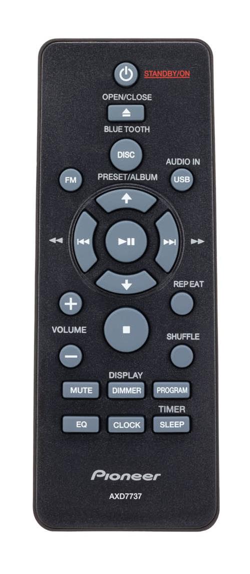 【美品】Pioneer X-EM22 CDミニコンポ Bluetoothブラック パイオニア CDミニコンポーネントシステム Bluetooth/USB対応 X