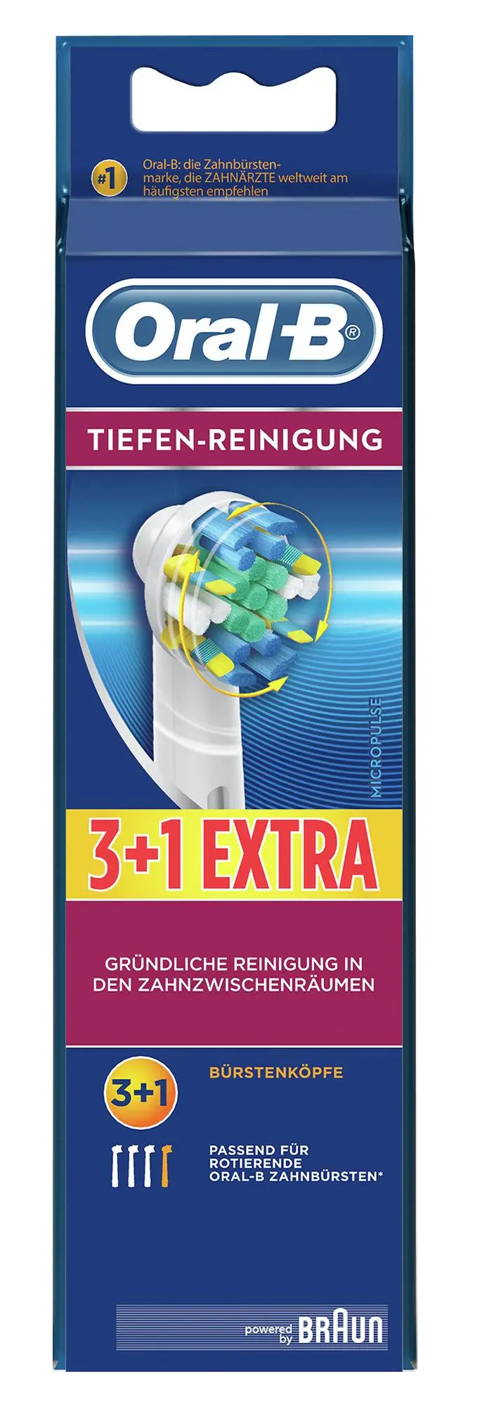 Końcówka do szczoteczki Oral-B Floss Action EB 25-4 DE 4szt.