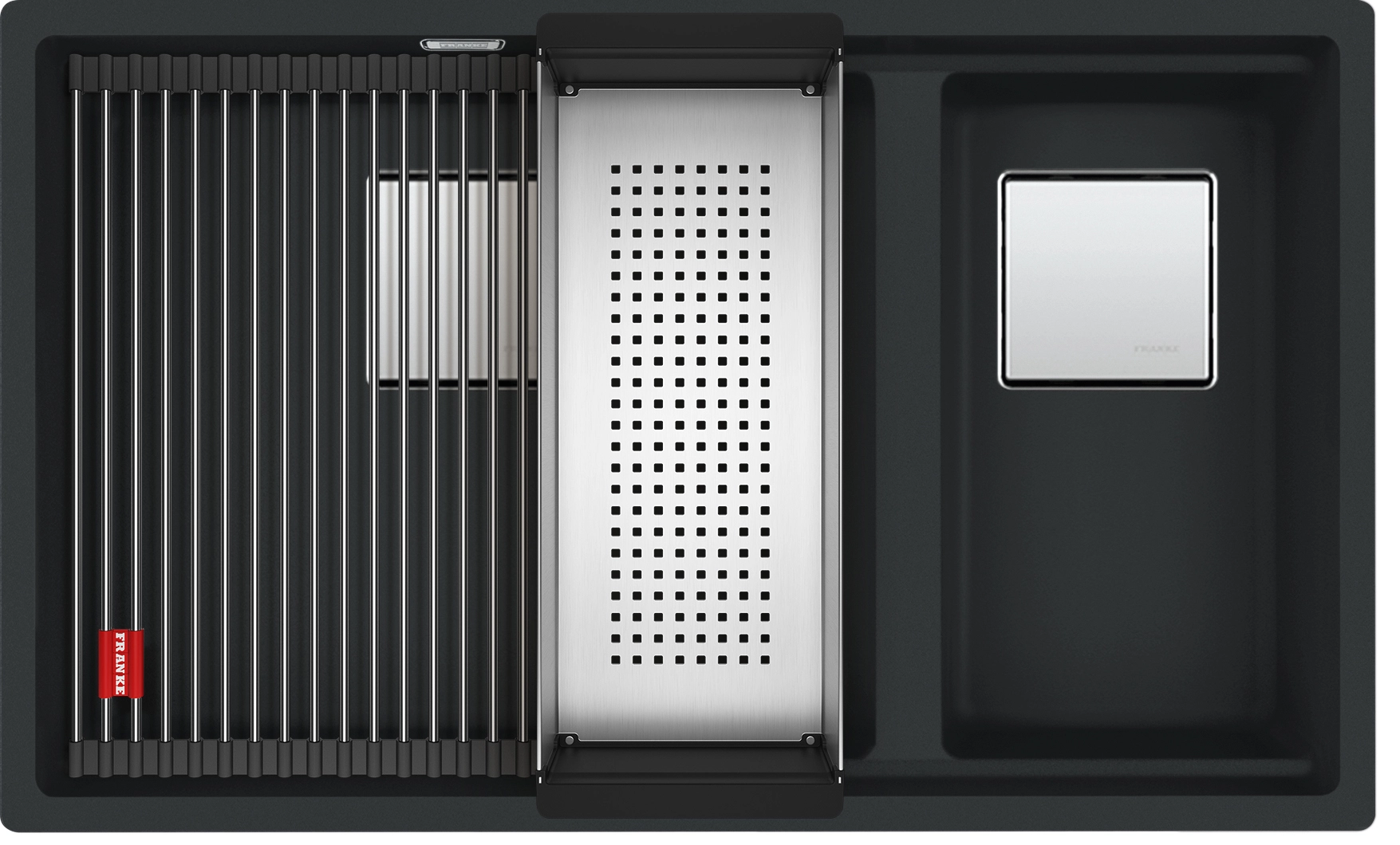 Zlewozmywak Franke Kanon KNG 160-46-21 Granitowy Czarny mat