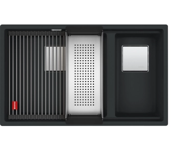 Zlewozmywak Franke Kanon KNG 160-46-21 Granitowy Czarny mat