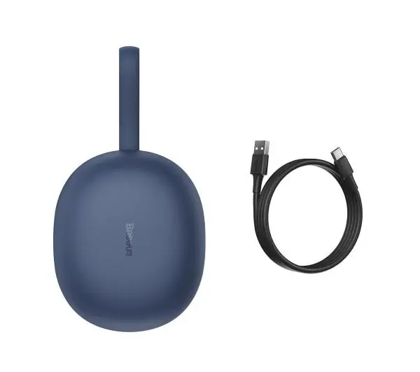 Baseus Encok W05 Dokanałowe Bluetooth 5.0 Niebieski