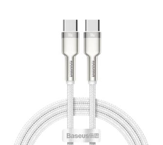 Kabel Baseus USB-C do USB-C Cafule 100W 1m Biały