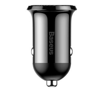 Ładowarka samochodowa Baseus Grain Pro 2x USB 4.8A (czarny)