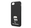 Etui Karl Lagerfeld Saffiano Ikonik Metal KLHCI8IKFBMBK do iPhone 7/8/SE 2020