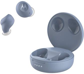 Słuchawki bezprzewodowe Motorola Vervebuds 250 True Wireless Dokanałowe Bluetooth 5.0 Niebieski