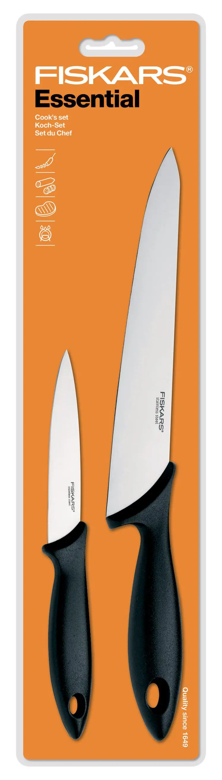 Zestaw noży Fiskars Essential 2 elementy