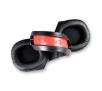 Słuchawki przewodowe z mikrofonem Savio Forge Nauszne Czarno-czerwony