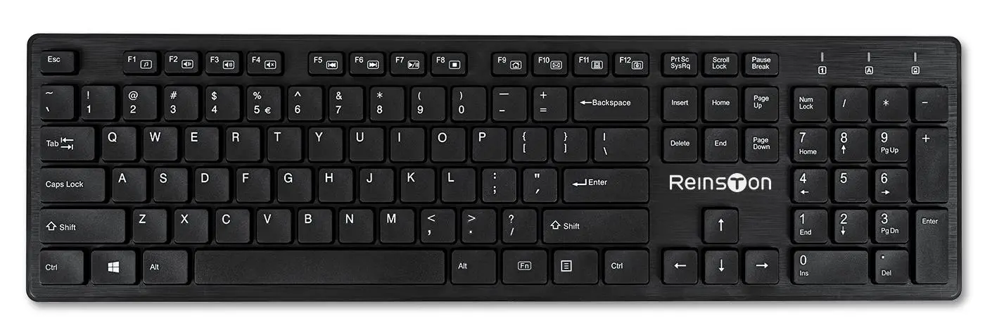 Klawiatura membranowa Reinston EKB01 Czarny Bezprzewodowa