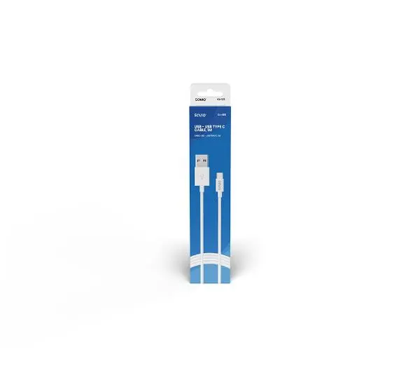Savio CL-125 USB do USB typ C 1m Biały