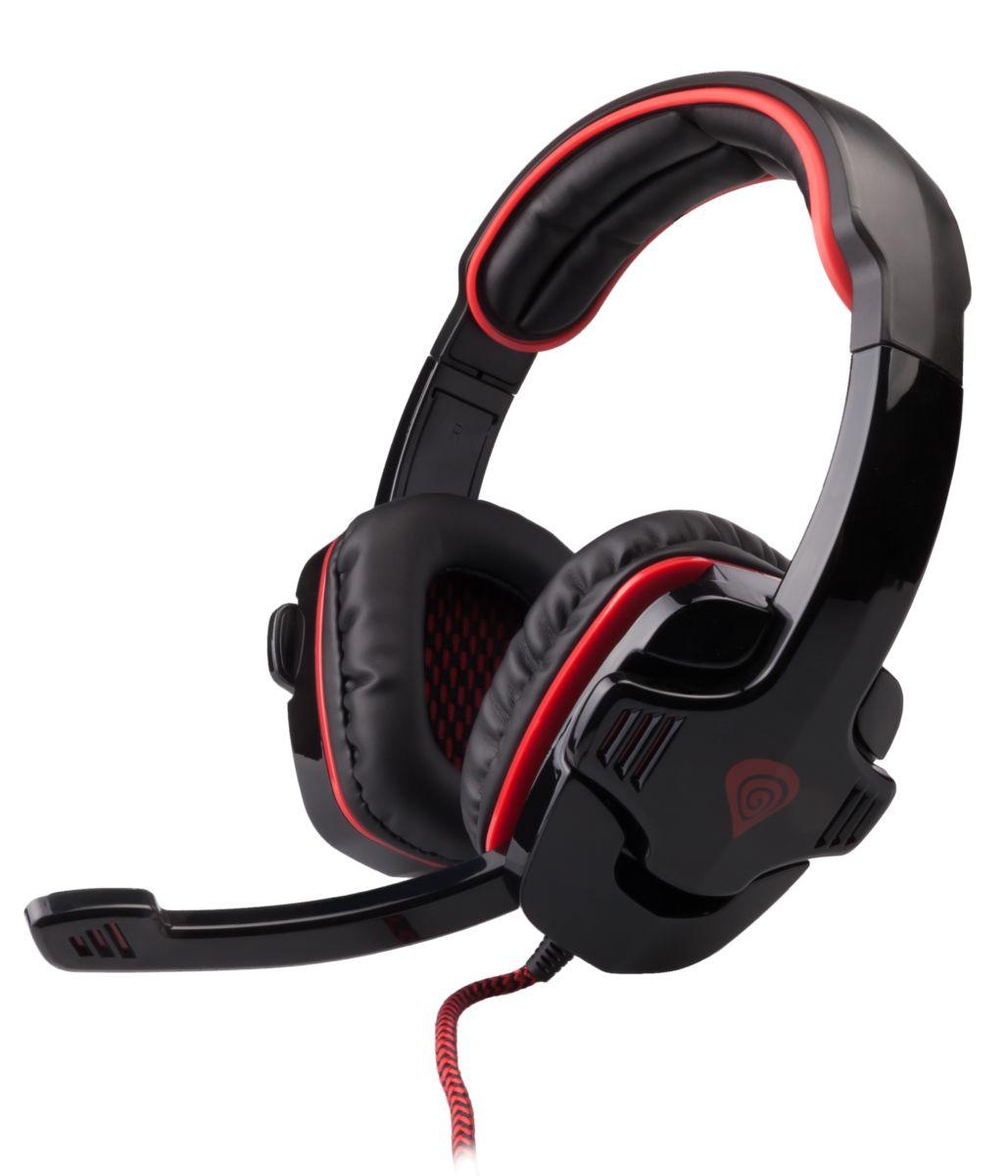 Słuchawki przewodowe z mikrofonem Genesis HX66