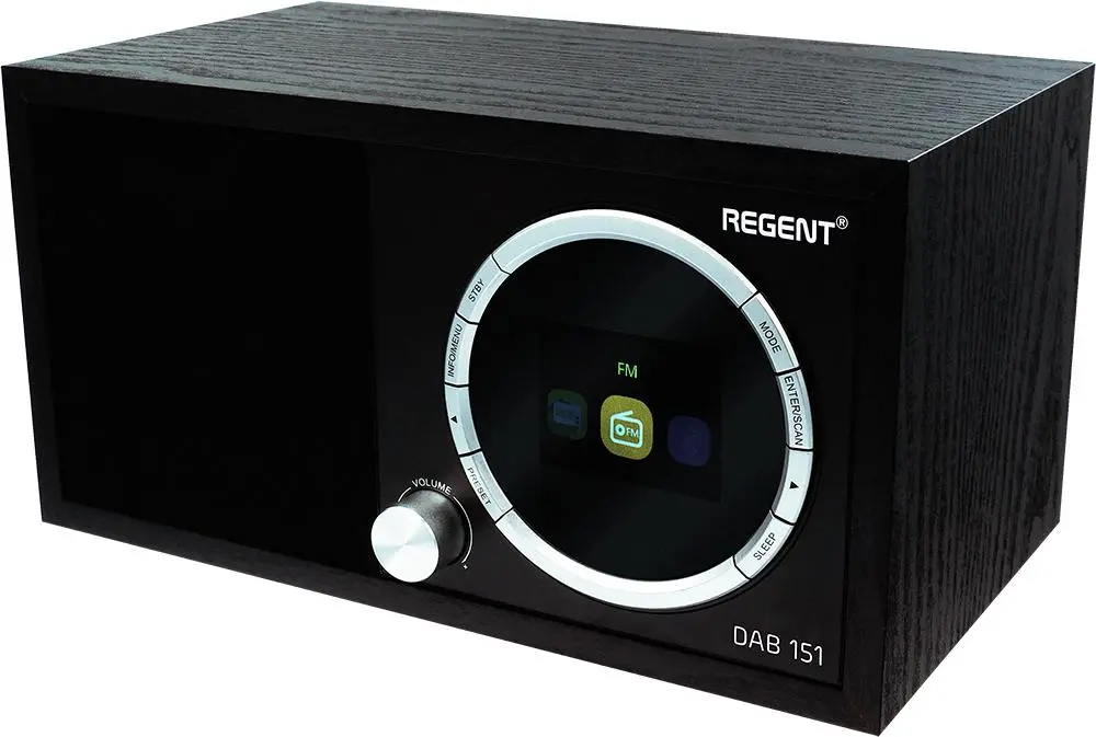 Radioodbiornik Ferguson Regent DAB+151 Radio FM DAB+ Bluetooth Czarny