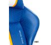 Fotel Diablo Chairs X-One 2.0 Normal Size Gamingowy do 136kg Skóra ECO Tkanina Biało-niebieski