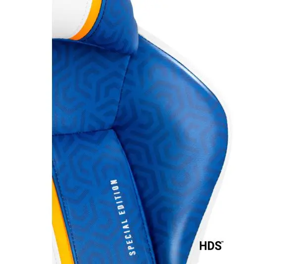 Diablo Chairs X-One 2.0 Kids Size Dla dzieci do 160kg Skóra ECO Tkanina Biało-niebieski - Kup na Raty - RRSO 0%