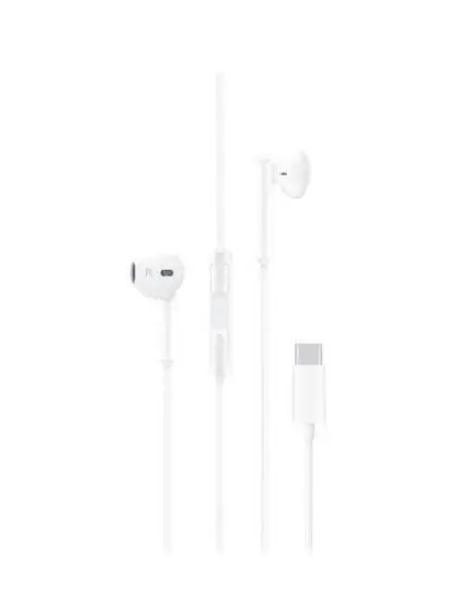 Słuchawki przewodowe Huawei CM33 Douszne Mikrofon Biały