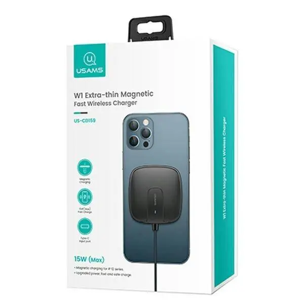 Ładowarka indukcyjna USAMS US-CD159 15W Extra-thin