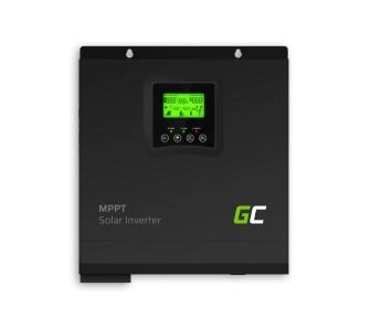 Inwerter solarny Green Cell INVSOL02 falownik Off Grid z ładowarką solarną MPPT 24VDC 230VAC 3000VA/3000W