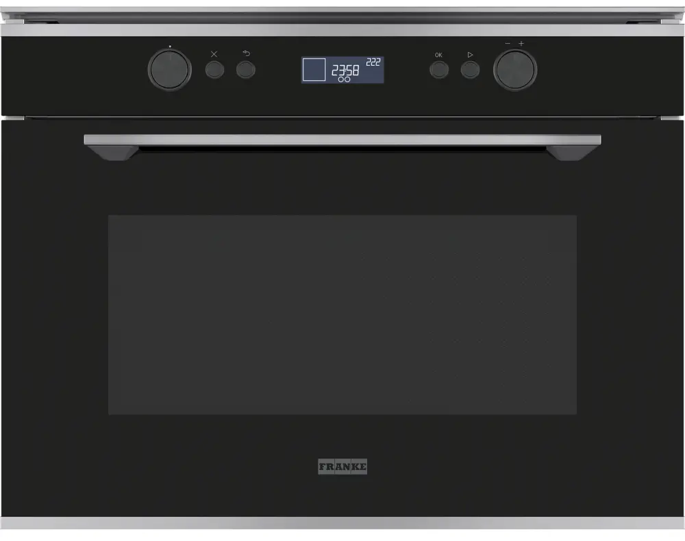 Piekarnik z mikrofalą Franke Mythos FMY 45 MW XS Termoobieg Czarny