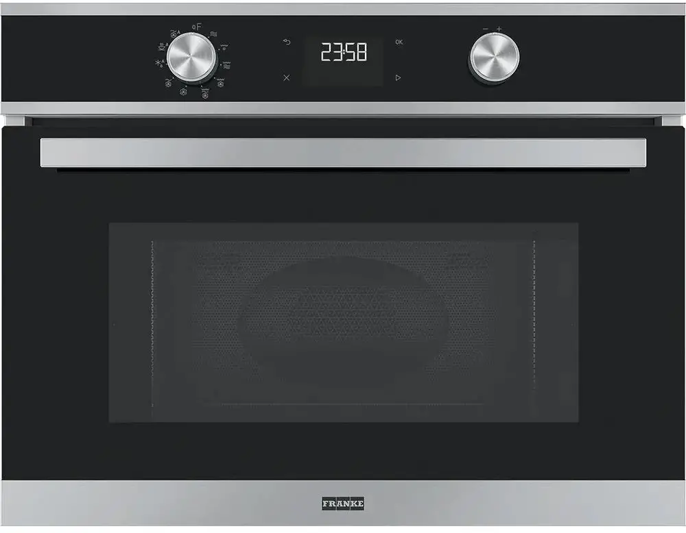 Piekarnik z mikrofalą Franke Smart FSM 45 MW XS Termoobieg Czarny inox