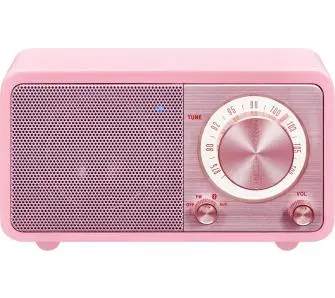 Radioodbiornik Sangean GENUINE MINI WR-7 Radio FM Bluetooth Różowy