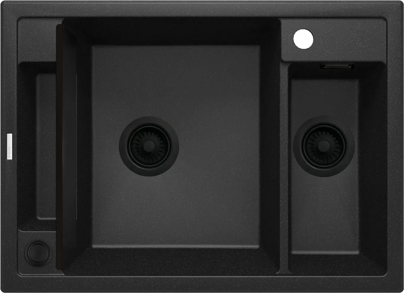 Zlewozmywak Deante Magnetic ZRM G503 Granitowy Grafitowy/Metalik