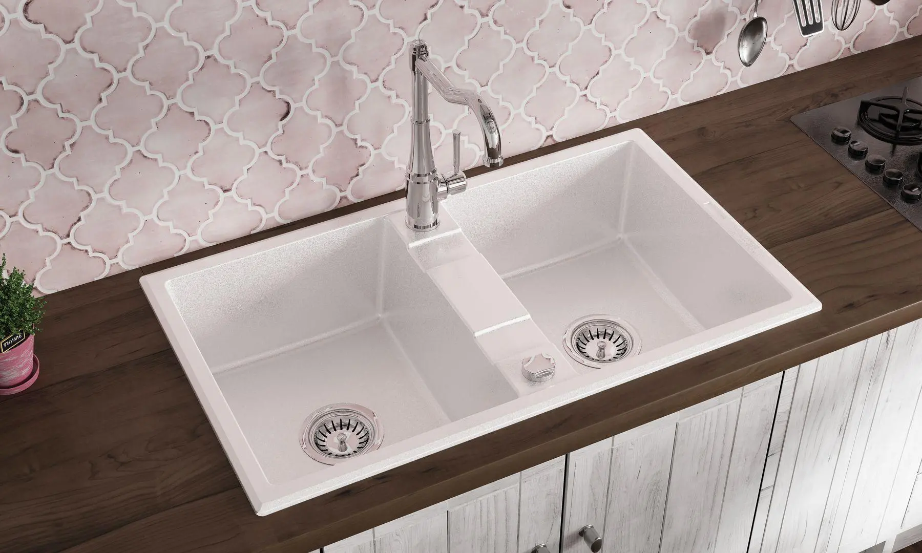 фото Змішувач для кухонної мийки Deante Tamizo BQT N63M