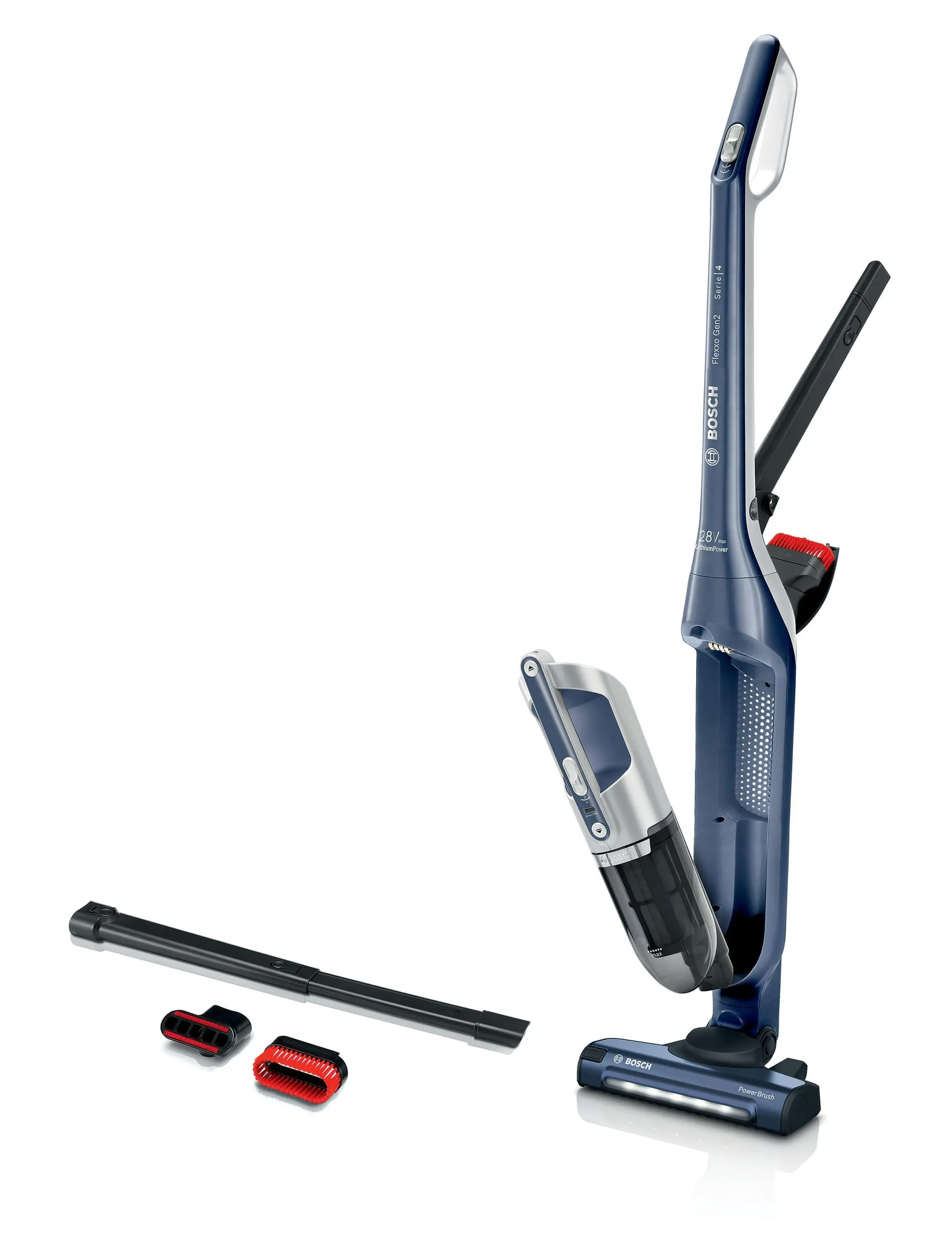 Odkurzacz bezprzewodowy Bosch Flexxo 28Vmax BBH3K2800 55min