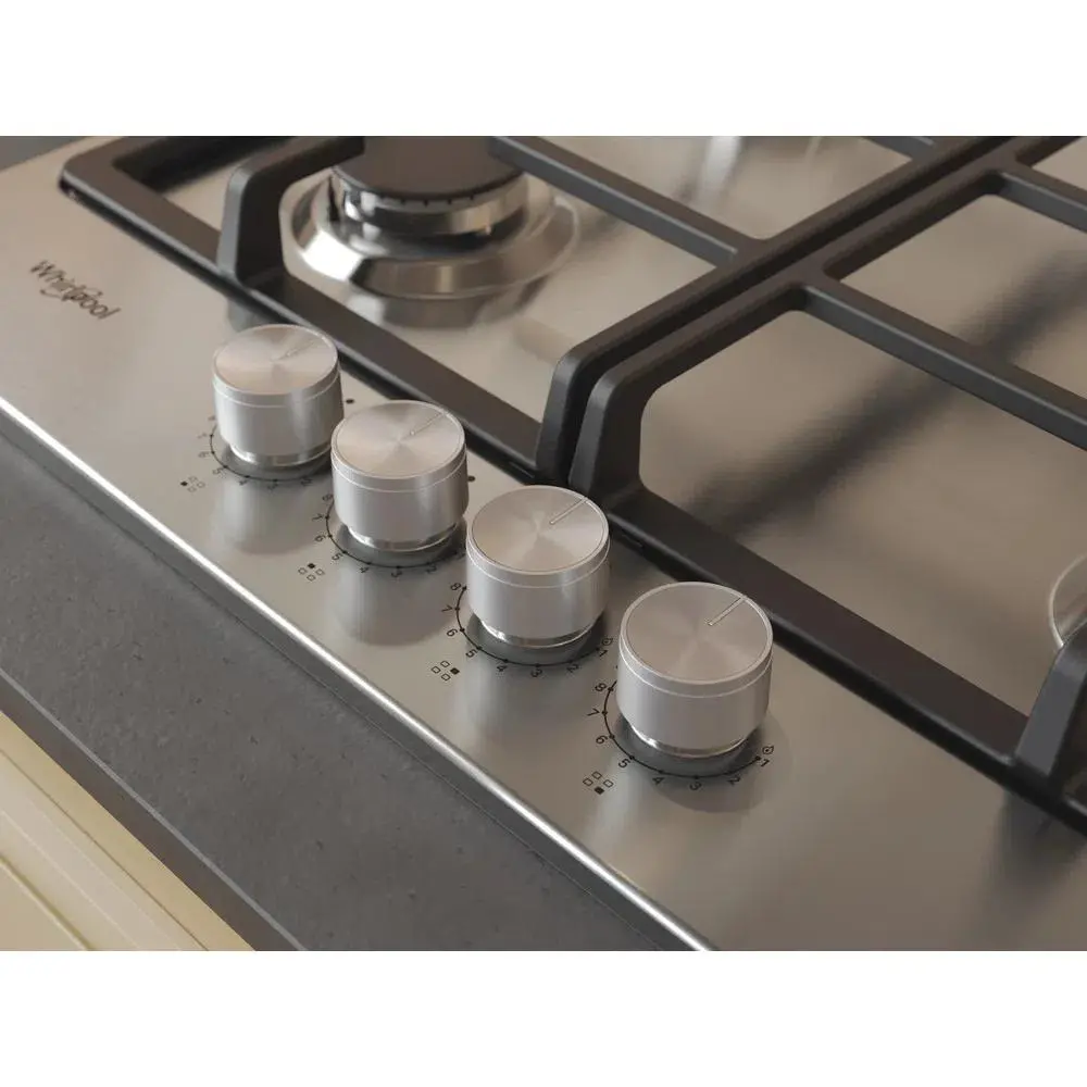 Фото Варильна поверхня газова Whirlpool TKRL660IX