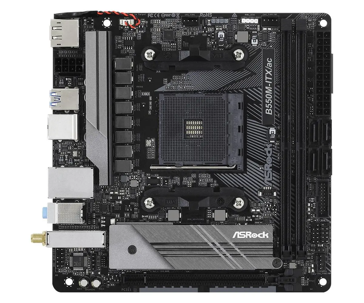 фото Материнская плата ASRock B550M-ITX/ac 1