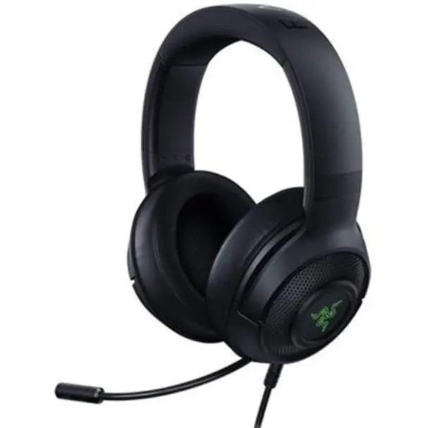 Słuchawki przewodowe z mikrofonem Razer Kraken V3 X Nauszne Czarny