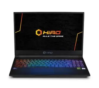 Laptop gamingowy HIRO 650 15,6" 144Hz i7-10750H 8GB RAM 512GB Dysk SSD GTX1650Ti Win11 Szary